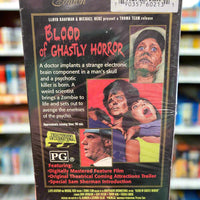 Troma Collection Edition Blood Of Ghastly Horror VHS Tape John Carradine 1967 Movie