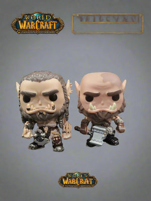 Funko Pop Movies World Of Warcraft 2 Figures Orgrim Doomhammer & Durotan WOW