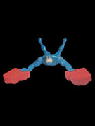 1996 Applause Taco Bell Fast Food Toy The Tick Balancing Brick Figure