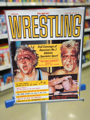 Official Wrestling Yearbook Magazine June 1974 Bobby Heenan Bruno Sammartino