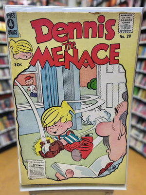 Dennis The Menace #29 (1958) Pines Comics - Baseball Themed Cover Hank Ketcham