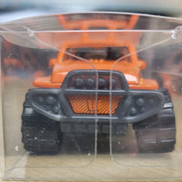2002 Matchbox Thailand 4x4 Buggy Tech Team MBX 569 Orange Die-Cast Car W/ Case