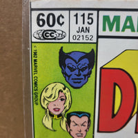 The Defenders #115 (1983) Don Perlin Cover Newsstand Edition Beast Namor VF