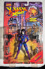 1995 Toy Biz Marvel X-Men X-Force Domino Action Figure – Sealed – Banshee Trading Card – Twin Weapon Arsenal