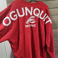 Spirit Jersey Authentic XL Ogunquit Maine Red Lobster Unisex Long Sleeve Sweatshirt