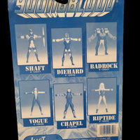 1995 Justoys Youngblood Image Rob Liefeld Sealed Riptide Bend-Ems Figure w/Comic