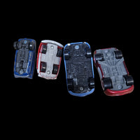 Disney Pixar Cars Movie Set Of 4 Diecast Metal Cars Mattel 1:55 Lenticular Eyes