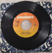Billy Joel You May Be Right / Close To The Borderline 45rpm Record 1980 Rock Pop
