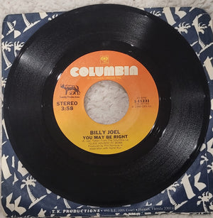 Billy Joel You May Be Right / Close To The Borderline 45rpm Record 1980 Rock Pop