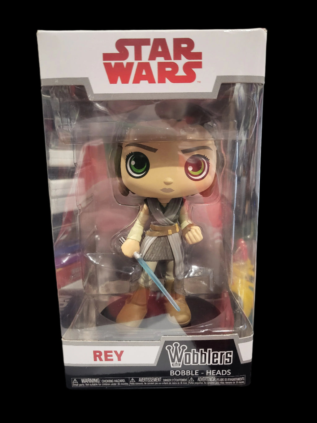 Funko Star Wars Wobblers Bobble-Heads Last Jedi Rey Sealed Figure