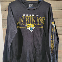 Fanatics Pro Line NFL Jacksonville Jaguars Medium Navy Long Sleeves Football Shirt