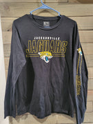 Fanatics Pro Line NFL Jacksonville Jaguars Medium Navy Long Sleeves Football Shirt