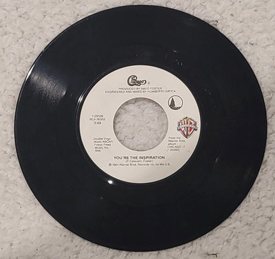 Chicago You're The Inspiration / Once In A Lifetime 1984 45rpm WB Records Rock Pop