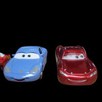 Disney Pixar Cars Movie Set Of 4 Diecast Metal Cars Mattel 1:55 Lenticular Eyes