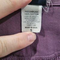 Vintage Viva City USA Purple Cat Themed Small Cotton Jacket Sweater With Pockets