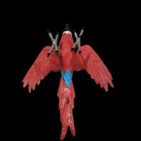 2006 Safari Ltd. Green-Winged Macaw Wings Of The World 4.5" Animal Kingdom Figure