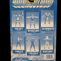 1995 Justoys Youngblood Image Rob Liefeld Sealed Diehard Bend-Ems Figure w/Comic