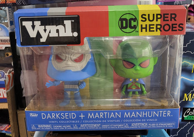 Funko Vynl DC Super Heroes Darkseid & Martian Manhunter 2 Pack Figure Set