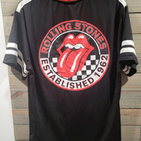 2024 The Rolling Stones Black Pull Over Large (42-44) Baseball Jersey NM