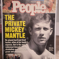 People Magazine August 28, 1995 - Mickey Mantle Princess Di No Label Great Condition