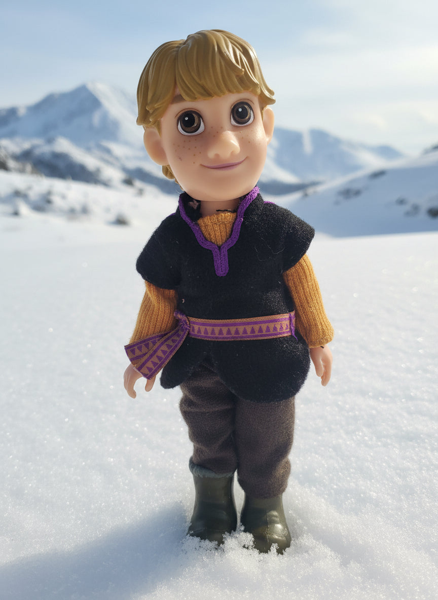 Disney Jakks Pacific 6" Frozen Kristoff Action Figure With Removable Clothes/Boots