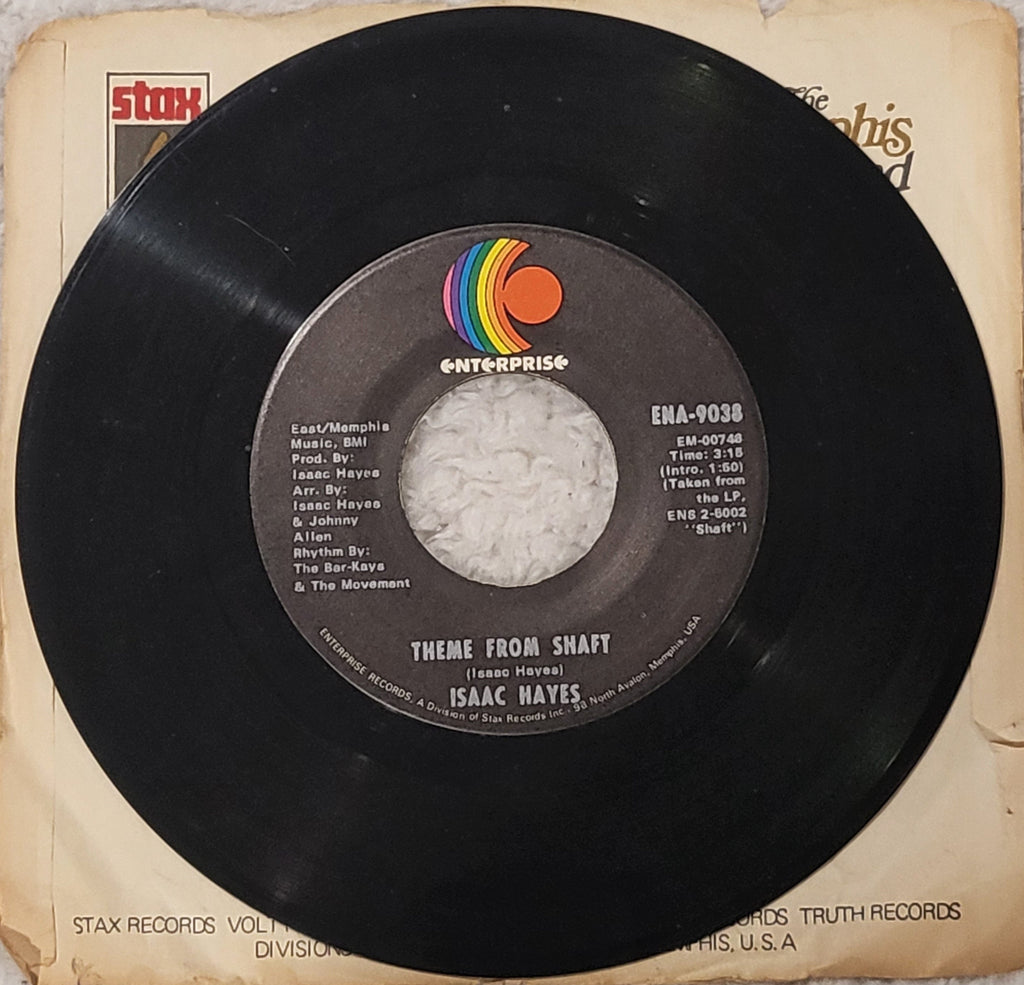 Isaac Hayes Theme From Shaft / Cafe Regio's 7" 45rpm Enterprise Records 1971