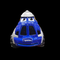 2000 Maisto Hasbro Tonka Town Lil Chuck & Friends Handy Blue Tow Truck Die-Cast Car