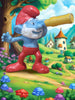 2011 Peyo McDonald's Papa Smurf and Vanity Smurf Fast Food Toy Figures