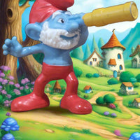 2011 Peyo McDonald's Papa Smurf and Vanity Smurf Fast Food Toy Figures