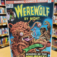 Werewolf By Night #27 (1975) MVS #9 Captain Marvel Gil Kane Dr. Glitternight FINE