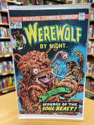 Werewolf By Night #27 (1975) MVS #9 Captain Marvel Gil Kane Dr. Glitternight FINE