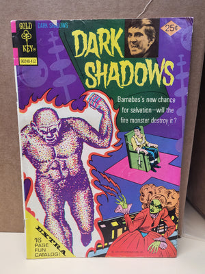 Dark Shadows #29 (1974) Gold Key Comic Horror TV Show With Kenner Toy Catalog