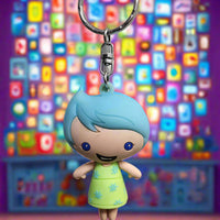 Disney Store Parks Joy 3D Blind Bag Inside Out Series 6 Keychain Purse Keyring Figure
