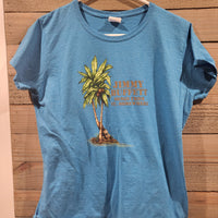 Jimmy Buffett Songs From St. Somewhere 2013-2014 Concert Tour Blue Gilden L Shirt