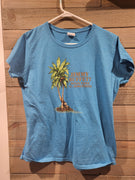 Jimmy Buffett Songs From St. Somewhere 2013-2014 Concert Tour Blue Gilden L Shirt