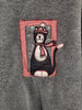 Vintage Avalon Plus 1x Gray Cat & Mouse Themed Long Sleeves Plush Sweatshirt