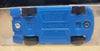 2010 Hot Wheels Super Blitzen HW Racing #107 White / Blue Die-Cast with Case