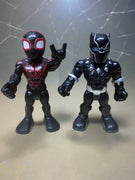 2018 Hasbro Super Hero Adventures Mega Mighties Miles Morales & Black Panther