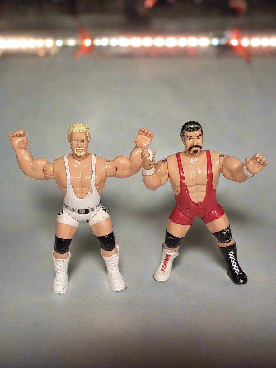 1998 WCW O.S.F.T. Rick and Scott Steiner Brothers Wrestling Figure Set WWE