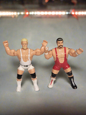 1998 WCW O.S.F.T. Rick and Scott Steiner Brothers Wrestling Figure Set WWE