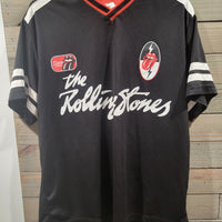 2024 The Rolling Stones Black Pull Over Large (42-44) Baseball Jersey NM