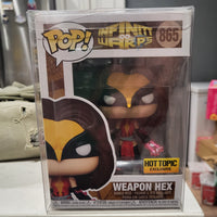 Funko Pop Marvel Infinity Warps Hot Topic Exclusive Weapon Hex #865 w/Case