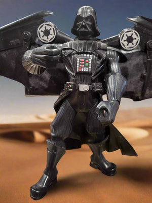 Hasbro Star Wars Revenge Of The Sith Episode III Darth Vader Figure With Flight Wings