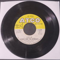 Derek and the Dominos Layla / I Am Yours 45rpm ATCO Record Eric Clapton 1972 EX