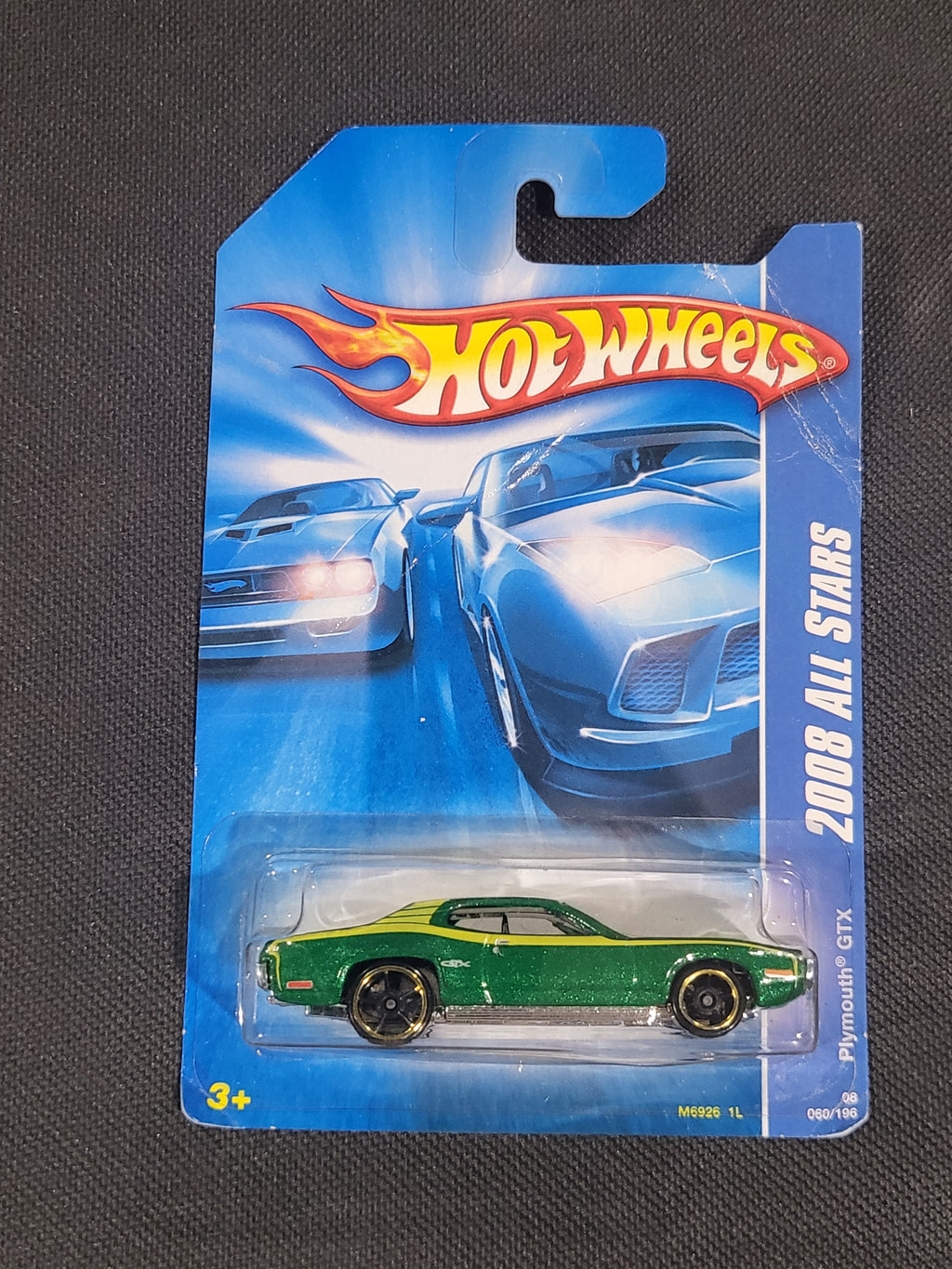 2008 Hot Wheels 2008 All Stars #8 1971 Green Plymouth GTX #60/196 NEW
