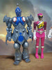 2015 Power Rangers Dino Supercharge 6 Figures Gold Pink Black Green Blue Wrench