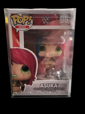 Funko Pop WWE Wrestling #96 Asuka NM In Box With Protective Case