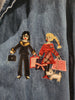 Vintage 1990's Bobbie Brooks Large Denim Embroidered Long Sleeves Shirt