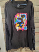 Art Basel 2021 Miami Beach A Thought Processed Designer Patch XL Black Long Sleeve Shirt