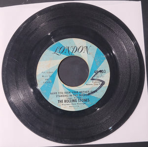 Rolling Stones Who's Driving My Plane/Have You Seen Your Mother Baby 45rpm Record